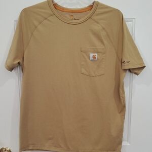 Carhartt  Force One Relaxed Fit Men's Tan Short Sleeve Tee
